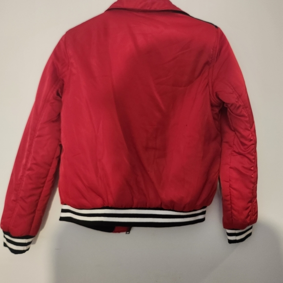 Red Bomber Jacket - Picture 3 of 5